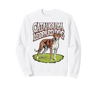 Catahoula Leopard Dog Line Art Design Sweatshirt