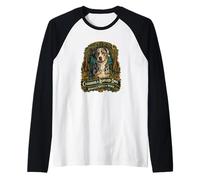 Catahoula Leopard Dog Louisiana Swamp Raglan Baseball Tee