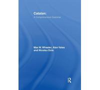 Catalan: A Comprehensive Grammar – Routledge Comprehensive Grammars