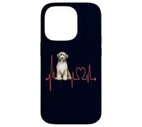 Catalan Sheepdog Heartbeat Funny Dog Lover & Owner Case for iPhone 14 Pro