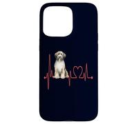 Catalan Sheepdog Heartbeat Funny Dog Lover & Owner Case for iPhone 15 Pro Max