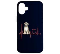 Catalan Sheepdog Heartbeat Funny Dog Lover & Owner Case for iPhone 16 Plus