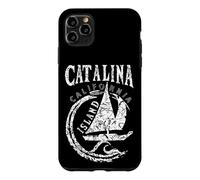 Catalina Island California Big Wave Sailing Nautical Retro Case for iPhone 11 Pro Max