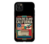 Catalina Island California Flag Coastal Travel Art Case for iPhone 11 Pro Max