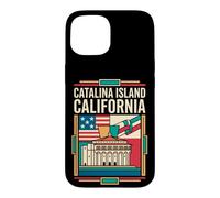 Catalina Island California Flag Coastal Travel Art Case for iPhone 15
