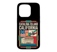 Catalina Island California Flag Coastal Travel Art Case for iPhone 15 Pro
