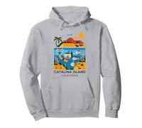 Catalina Island California Hiking Pullover Hoodie