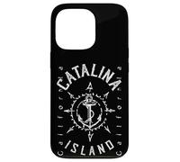 Catalina Island California Nautical Compass Rose Sailing Case for iPhone 13 Pro