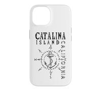 Catalina Island California Nautical Compass Rose Sailing Case for iPhone 14