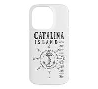 Catalina Island California Nautical Compass Rose Sailing Case for iPhone 14 Pro