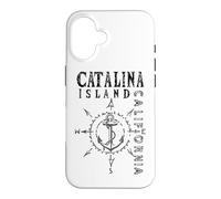 Catalina Island California Nautical Compass Rose Sailing Case for iPhone 16