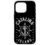 Catalina Island California Nautical Compass Rose Sailing Case for iPhone 16 Pro