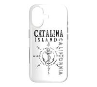 Catalina Island California Nautical Compass Rose Sailing Case for iPhone 17