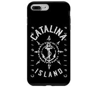 Catalina Island California Nautical Compass Rose Sailing Case for iPhone 7 Plus/8 Plus