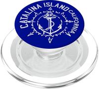 Catalina Island California Sailing Compass Rose PopSockets PopGrip for MagSafe