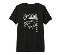 Catalina Island California Sea Turtle Aquatic Nautical Art Premium T-Shirt