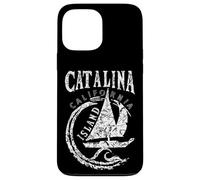 Catalina Island California Souvenir, Sailing, Nautical Boats Case for iPhone 13 Pro Max