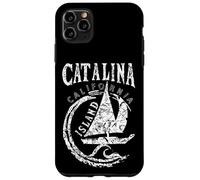 Catalina Island California Souvenir, Sailing Sailboat Sunset Case for iPhone 11 Pro Max