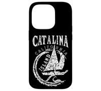Catalina Island California Souvenir, Sailing Sailboat Sunset Case for iPhone 14 Pro