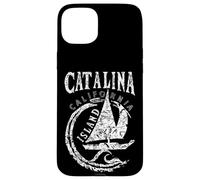Catalina Island California Souvenir, Sailing Sailboat Sunset Case for iPhone 15 Plus