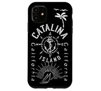 Catalina Island Sailing Compass Rose Beach Boat Case for iPhone 11