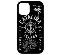 Catalina Island Sailing Compass Rose Beach Boat Case for iPhone 12/12 Pro