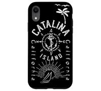 Catalina Island Sailing Compass Rose Beach Boat Case for iPhone XR