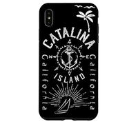Catalina Island Sailing Compass Rose Beach Boat Case for iPhone XS Max