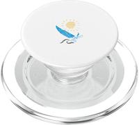 Catalina Island, Sailing Sailboat Beach Catamaran PopSockets PopGrip for MagSafe