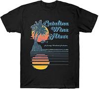 Catalina Wine Mixer T-Shirt Prestige Worldwide Step Brothers T Shirt Party California Movie Inspired Tees Black L