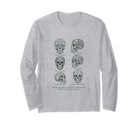 Catálogo de Calaveras de azúcar guía de Campo naturalista Long Sleeve T-Shirt