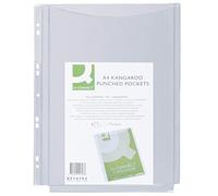 Catalogue Punched Pockets Q-CONNECT PVC A4 Cristal 150 Micron 5pcs / Document Archiving/Type-Crystalline/Kind-for Folders/Material-PVC/Colour-Transparent/Format-A4 / Thickness (mm)-150