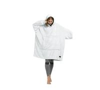 Catalonia Classy Fleece Wearable Blanket, Oversized Hoodie Blanket for Womens, Super Soft Warm Snuggle Hoodie, with Hood and Front Pocket, Grey
