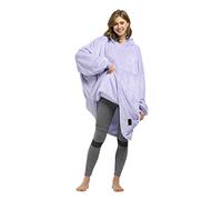 Catalonia Classy Fleece Wearable Blanket, Oversized Hoodie Blanket for Womens, Super Soft Warm Snuggle Hoodie, with Hood and Front Pocket, Purple