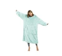 Catalonia Classy Fleece Wearable Blanket, Oversized Hoodie Blanket for Womens, Super Soft Warm Snuggle Hoodie, with Hood and Front Pocket, 170x93 cm, Aqua