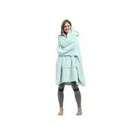 Catalonia Classy Fleece Wearable Blanket, Oversized Hoodie Blanket for Womens, Super Soft Warm Snuggle Hoodie, with Hood and Front Pocket, Aqua