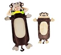 Catalonia Classy Monkey Fleece Blanket, Sleeping Bag Plush Soft Flannel Fleece All Seasons, Snuggle Blanket, Best Gifts 132 x 55 cm