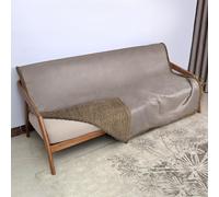 Catalonia Classy Waterproof Blanket for Bed, Pleasure Sofa Couch Cover, Bed Protector for Lovers, Fleece Sherpa Throw for Adults, 203 x 152cm Brown