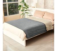 Catalonia Classy Waterproof Blanket for Bed, Reversible Fleece Blanket, Couch Protector, Bedspread, Sofa Cover, Liquid-Proof Love Blanket,203 X 152cm Grey/Taupe