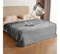 Catalonia Classy Waterproof Fleece Sherpa Blanket for Bed & Sofa, Cozy Protective Throw for Adults, Soft Lining Blanket for Camping, Boating, Couch Use