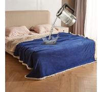 Catalonia Classy Waterproof Love Blanket, Liquid Pee Proof Fleece Sherpa Splash Blanket for Bed Couch Sofa, Protector Cover for Couples, Cozy Lining Throws for Camping Boating