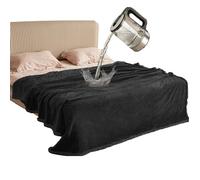 Catalonia Classy Waterproof Love Blanket, Liquid Pee Proof Fleece Sherpa Splash Blanket for Bed Couch Sofa, Protector Cover for Couples, Cozy Lining Throws for Camping Boating