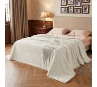 Catalonia Waterproof Blanket for Bed, Washable Leakproof Protector Cover, Reversible Throw for Couch Sofa, Stain Proof Pad, 50X60 inches, Camel/Taupe