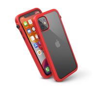 Catalyst - Case For iPhone 11 Case with Clear Back, Heavy Duty 10ft Drop Proof, Truss Cushioning System, Rotating Mute Switch Toggle, Compatible with Wireless Charging, Lanyard - Red