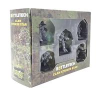 Catalyst Game Labs, Miniatures Game, BattleTech Clan Striker Star, 14+, 2-10 players, 30 min, Grey