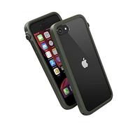 Catalyst Impact Case for iPhone SE 2022, compatible with iPhone 8/7, Wrist Strap Lanyard Included, Wireless Charging, Drop Protection, Rotating Mute Switch - Army Green