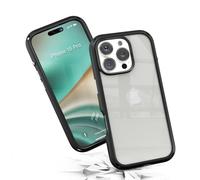 Catalyst Influence Case for iPhone 16 Pro, 2.5X Higher Drop Proof, Non-Slip Frosted Edges and Crystal Clear Back, Raised Edges Protection, 30% Louder Forward Audio, Lanyard Included