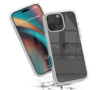 Catalyst Influence Case for iPhone 16 Pro Max, 2.5X Higher Drop Proof, Non-Slip Frosted Edges and Crystal Clear Back, Raised Edges Protection, 30% Louder Forward Audio, Lanyard Included