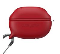 Catalyst Waterproof Protective Cover for Beats Studio Buds/Studio Buds+, Beats Studio Buds Plus Case, with Premium Carabiner, one-Piece Curved Design fits Perfectly Both Models, Won't pop Out (Red)