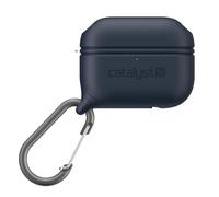 Catalyst Waterproof Special Edition Case for AirPods Pro (1st and 2nd Gen) Wireless and USB-C Charging Compatible, One-Piece Design, High Drop Protection, with Carabiner, Soft-Touch - Navy Blue